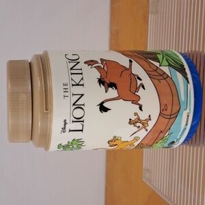 Vintage 90's The Lion King Disney  Alladin Brand plastic thermas